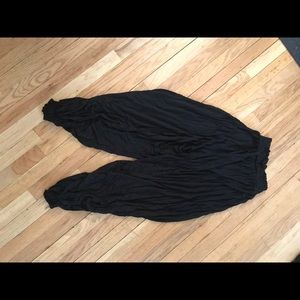 ASOS Smocked Waist/Ankle Jersey Knit Harem Pants